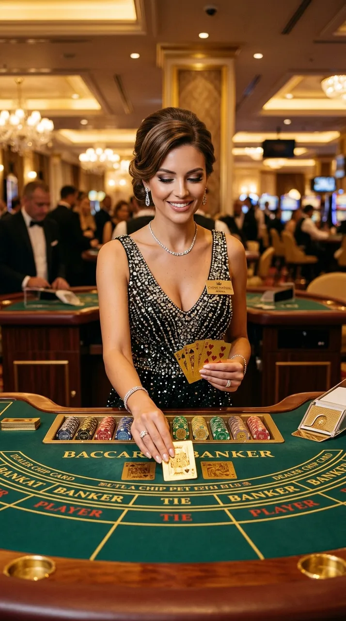 บาคาร่าออนไลน์ ดีลเลอร์สาวสวย 1