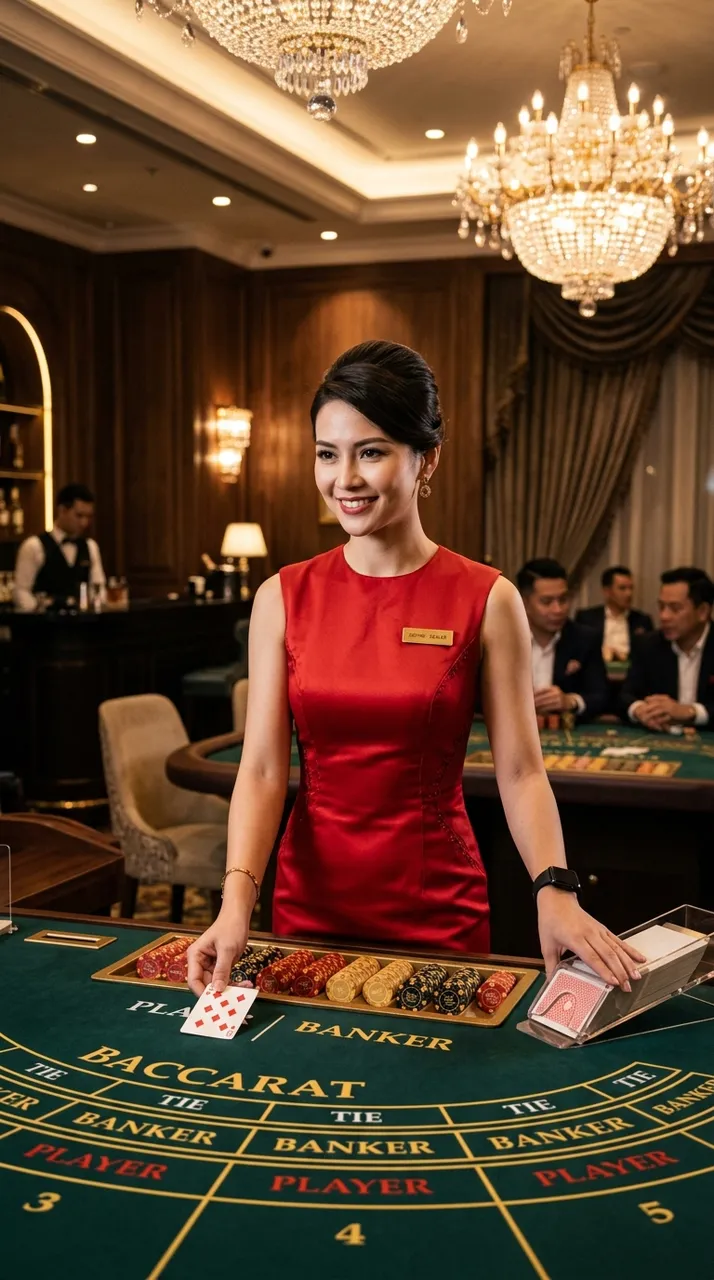 บาคาร่าออนไลน์ ดีลเลอร์สาวสวย 2